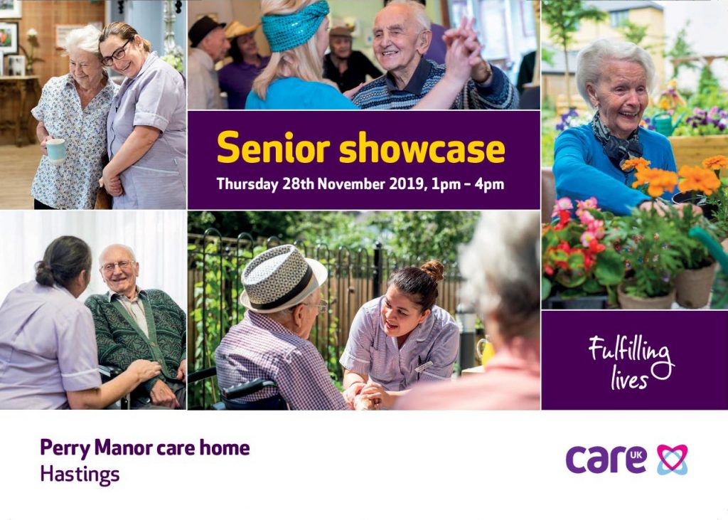 Perry Manor Care Home Worcester Senior Showcase Poster