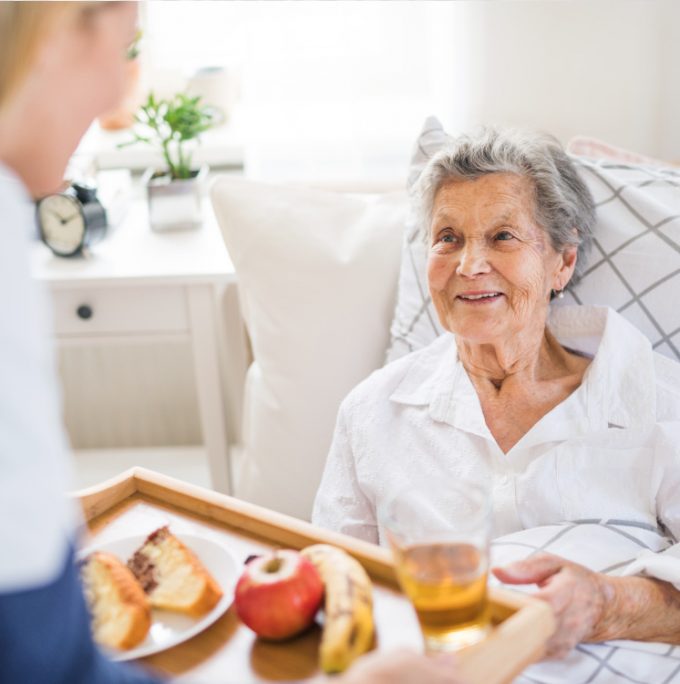 My mum is worried about having someone in her house…