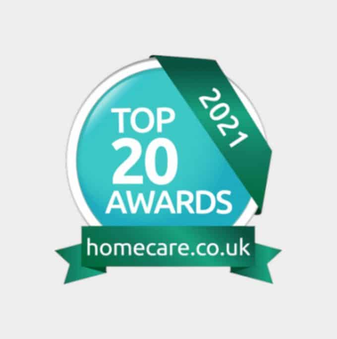 We’ve won an award from homecare.co.uk!